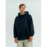 Дождевик-анорак ALATAU, укороченный, темно-синий, единый размер
