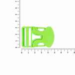 Застежка-пряжка односторонняя TRIDEN, зеленый неон
