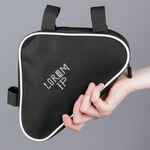 Велосумка на раму BIKELINE MINI, черная с белым