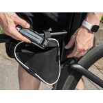 Велосумка на раму BIKELINE MINI, черная с белым