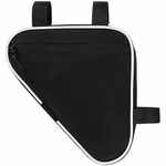 Велосумка на раму BIKELINE MINI, черная с белым