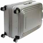 Чемодан LOGODUCK L, серебристый