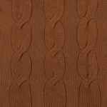 Плед SNEFALD, коричневый (темное золото)