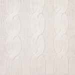 Плед SNEFALD, жемчужно-белый