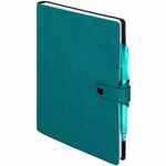 Ежедневник STREP FRONT на заказ, недатированный, бирюзовый