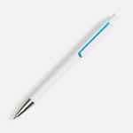 Ручка шариковая DOMINANTA, белая с голубым