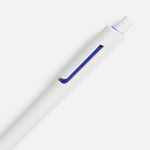 Ручка шариковая DOMINANTA, белая с темно-синим