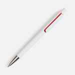 Ручка шариковая DOMINANTA, белая с красным