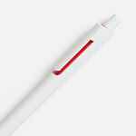 Ручка шариковая DOMINANTA, белая с красным