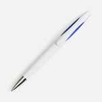 Ручка шариковая NAVE, белая с синим