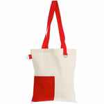 Шопер ONLOOK, неокрашенный с красным