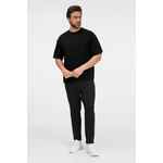 Футболка оверсайз унисекс LAVINIA, черная, размер XS/S