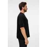 Футболка оверсайз унисекс LAVINIA, черная, размер XS/S