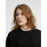 Футболка оверсайз унисекс LAVINIA, черная, размер XS/S