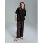 Футболка оверсайз KANGAS, черная, XS/S