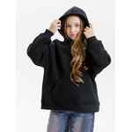 Худи детское оверсайз JUNIPERO, черное, 6 лет