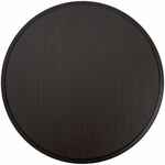 Плакетка PLAQUE, круглая, венге с золотистой пластиной