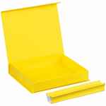 Коробка DUO под ежедневник и ручку, желтая