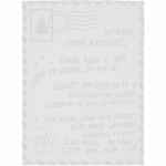 Флисовый плед «Письмо Деду Морозу»