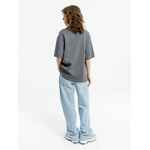 Джемпер с коротким рукавом SILUETTI VOLUMICA, серый, размер XS/S