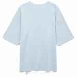 Джемпер с коротким рукавом SILUETTI VOLUMICA, светло-голубой, размер XS/S