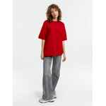 Джемпер с коротким рукавом SILUETTI VOLUMICA, красный, размер XS/S