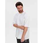 Джемпер с коротким рукавом SILUETTI VOLUMICA, молочно-белый, размер M/L