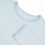 Лонгслив унисекс SILUETTI FUORI, светло-голубой, размер S/M