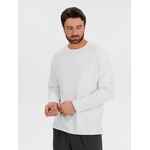 Лонгслив унисекс SILUETTI FUORI, молочно-белый, размер S/M