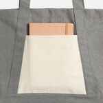 Шопер SHOPHOP, серый с неокрашенным