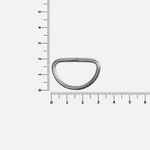 Полукольцо SEMIRING, L, серебристое