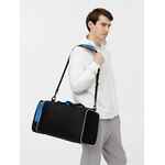 Спортивная сумка FITNEXT, черная с синим