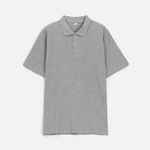 Рубашка поло унисекс TERVISE, серый меланж, размер S