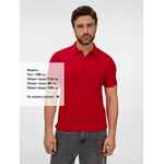 Рубашка поло унисекс TERVISE, красная, размер S