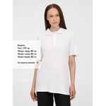 Рубашка поло унисекс TERVISE, белая, размер S