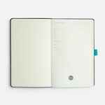 Ежедневник LUNGO, недатированный, бирюзовый