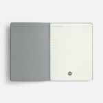 Ежедневник DOPPIO, недатированный, черный с серым