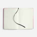 Ежедневник DOPPIO, недатированный, черный с красным