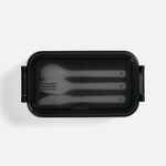 Ланчбокс PRANZO, белый с черным