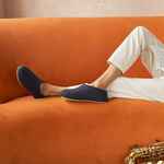 Домашние валенки CANT, темно-синие (клякса), размер 37