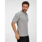Рубашка поло унисекс UPSWING, серый меланж, размер S
