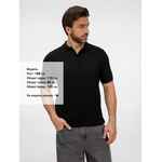 Рубашка поло унисекс UPSWING, черная, размер S