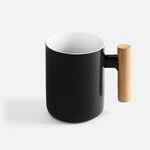 Кружка с ложкой ECO FUSION, черная