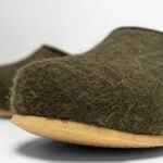 Домашние валенки CANT, зеленые (олива), размер 35