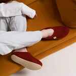 Домашние валенки STEP, красно-коричневые (терракот), размер 35