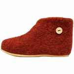 Домашние валенки WILD, красно-коричневые (терракот), размер 35