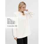 Свитшот унисекс SINKOPA, молочно-белый, размер XS/S