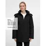 Куртка-парка унисекс SFERA, черная, размер S