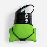 Складная бутылка для воды LANGFOSSEN, зеленое яблоко