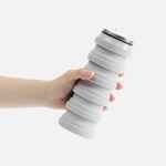 Складная бутылка для воды FOLLA, серая